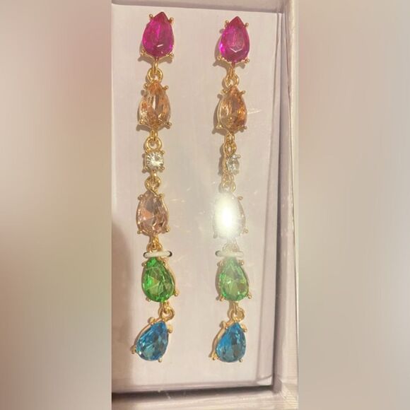 🛍️Simone Chic Golden Tone Glitter Rhinestone Pink Band 4PC watch set 💥 - Picture 4 of 10